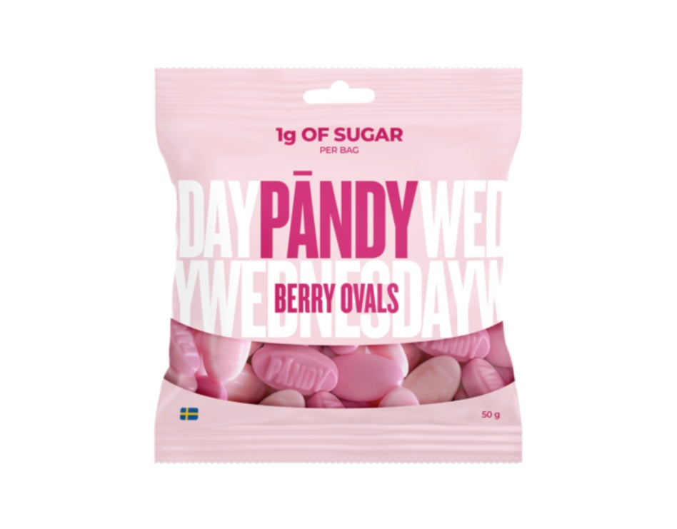 PÄNDY BERRY OVALS (SUGARFREE)