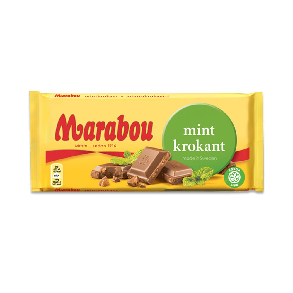 MARABOU MINT CRISP 200G