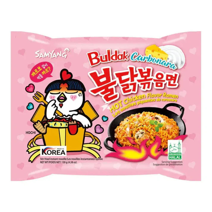 BULDAK CARBONARA HOT CHICKEN RAMEN 130g