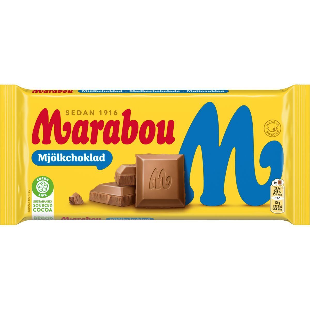 MARABOU MILKCHOCOLATE 160G